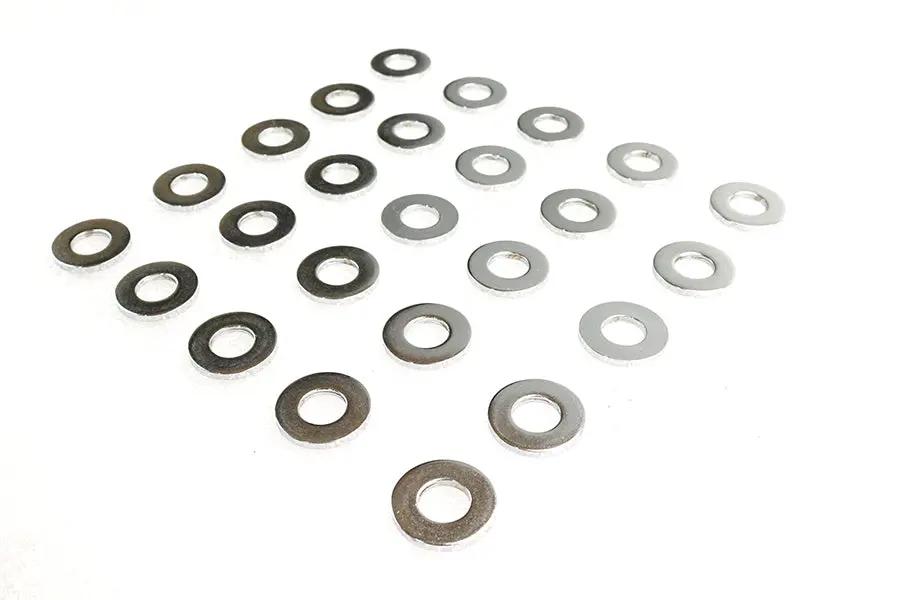 Gardner-Westcott Chrome Flat Washers 1/2 Inch, Extra Thick - Heavy-Duty Steel with Tight Fit by Gardner-Westcott