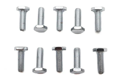 Colony HHC-651 Chrome Hex Cap Bolt, 1/4 Inch x 3/4 Inch Fine Thread by Colony