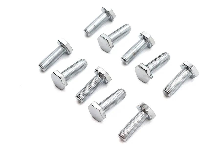 Colony HHC-651 Chrome Hex Cap Bolt, 1/4 Inch x 3/4 Inch Fine Thread by Colony