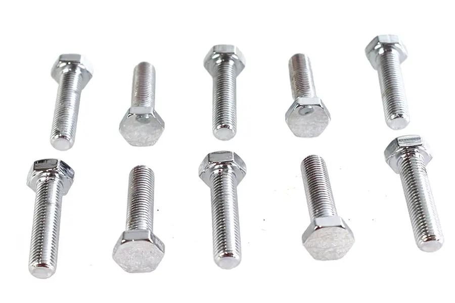 Colony HHC-663 Chrome Hex Cap Bolt 5/16 inch x 1-1/4 inch with Fine Thread by Colony