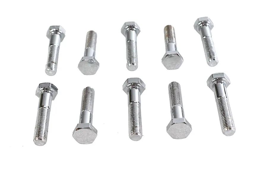 Colony HHC-664 Hex Cap Bolt, 5/16 inch-24 x 1-1/2 inch, Chrome Finish by Colony