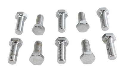 Colony HHC-669 Hex Cap Bolts, Chrome Finish, 3/8 inch x 1 inch, Fine Thread by Colony