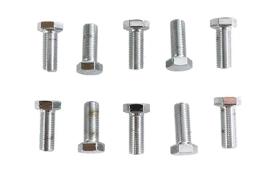 Colony HHC-669 Hex Cap Bolts, Chrome Finish, 3/8 inch x 1 inch, Fine Thread by Colony