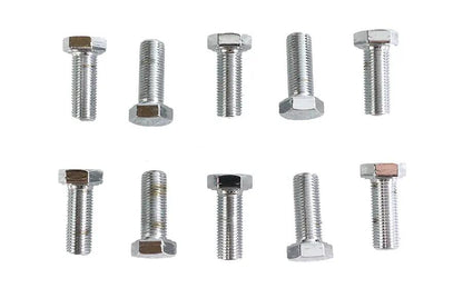 Colony HHC-669 Hex Cap Bolts, Chrome Finish, 3/8 inch x 1 inch, Fine Thread by Colony