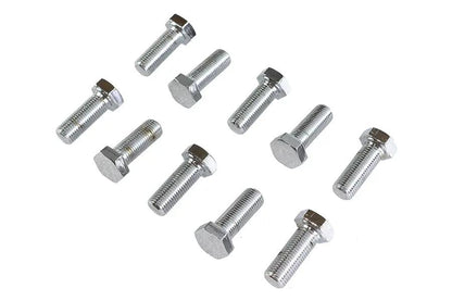Colony HHC-669 Hex Cap Bolts, Chrome Finish, 3/8 inch x 1 inch, Fine Thread by Colony