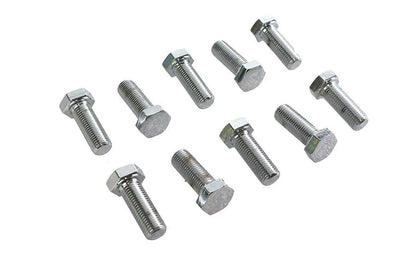 Colony HHC-669 Hex Cap Bolts, Chrome Finish, 3/8 inch x 1 inch, Fine Thread by Colony