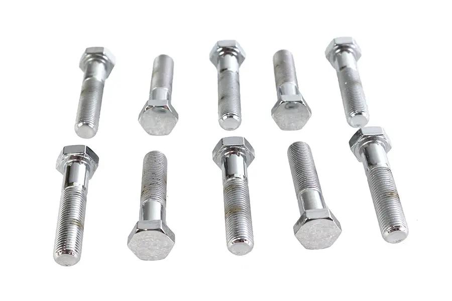 Colony Hex Cap Bolt Chrome 3/8 inch x 1-3/4 inch, Fine Thread, Part No. HHC-672 by Colony