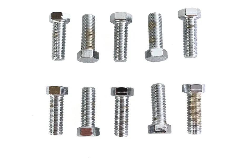 Colony HHC-675 Hex Cap Bolt, 7/16 inch-20 x 1-1/4 inch, Chrome Finish by Colony