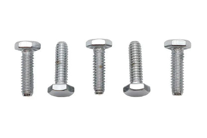 Colony HHC-602 Chrome Hex Cap Bolts, 1/4 inch-20 x 7/8 inch by Colony