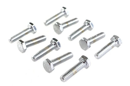 Colony Hex Cap Bolt 1/4 inch-20 x 1 inch Chrome Finish, Coarse Thread - Premium Fastener by Colony