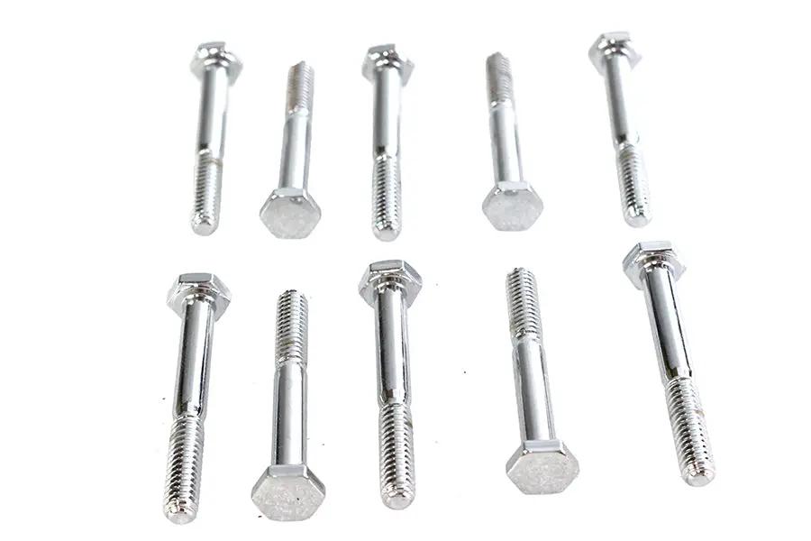 Colony HHC-607 Hex Cap Bolt Chrome 1/4 inch x 2 inch by Colony