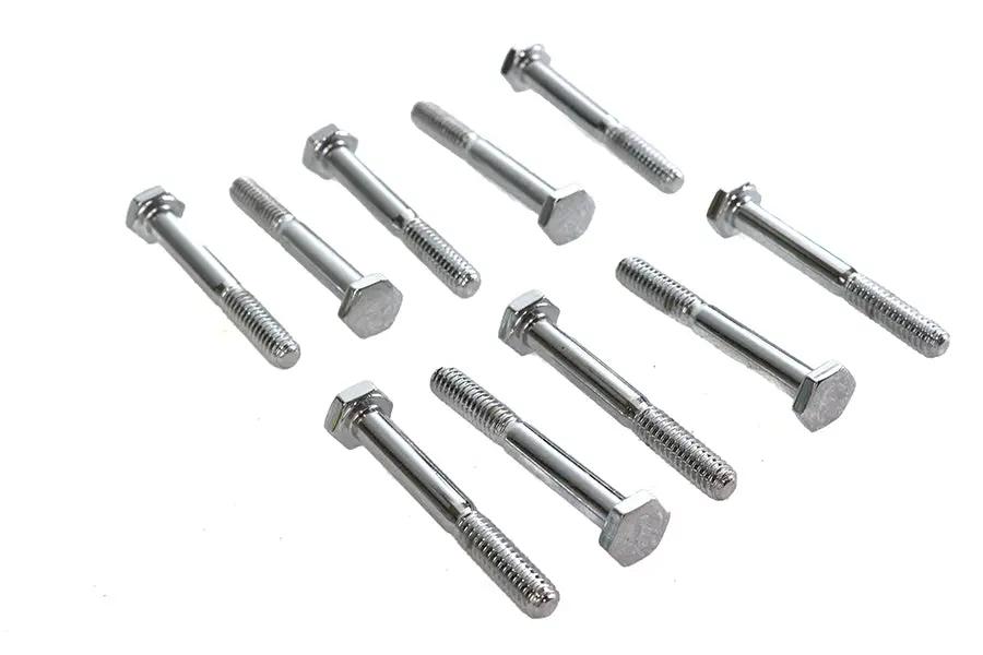 Colony HHC-607 Hex Cap Bolt Chrome 1/4 inch x 2 inch by Colony