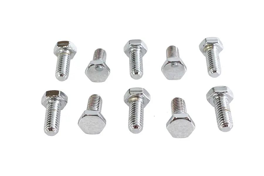 Colony Hex Cap Bolt 5/16 inch x 3/4 inch Chrome Finish, Coarse UNC Thread - Model HHC-610 by Colony