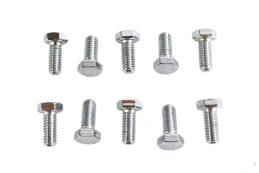 Colony Hex Cap Bolt 5/16 inch x 3/4 inch Chrome Finish, Coarse UNC Thread - Model HHC-610 by Colony