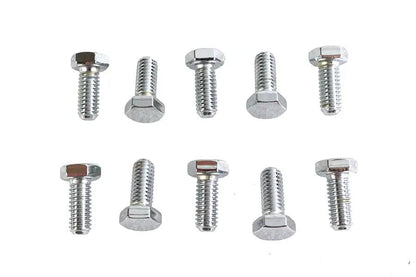 Colony Hex Cap Bolt 5/16 inch x 3/4 inch Chrome Finish, Coarse UNC Thread - Model HHC-610 by Colony