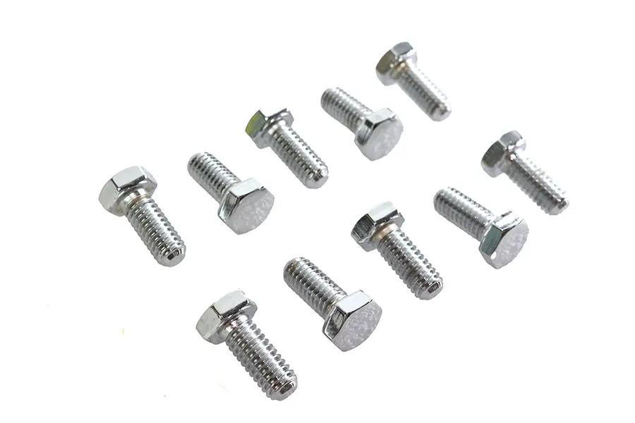 Colony Hex Cap Bolt 5/16 inch x 3/4 inch Chrome Finish, Coarse UNC Thread - Model HHC-610 by Colony