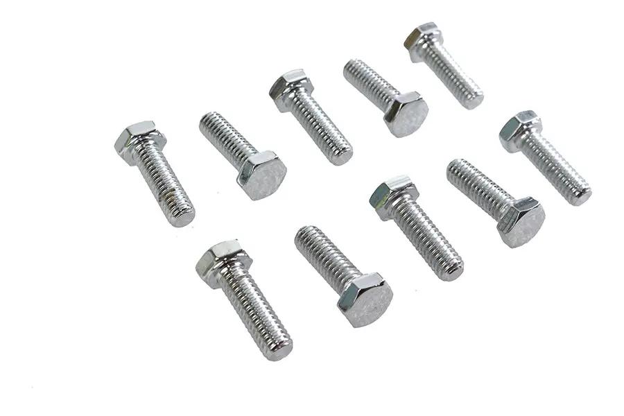 Colony HHC-612 Hex Cap Bolt – 5/16 inch-18 x 1 inch Chrome Finish Coarse Thread by Colony