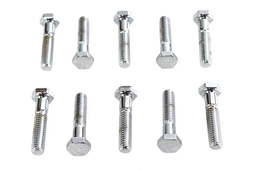 Colony HHC-614 Hex Cap Bolt, 5/16 inch-18 x 1-1/2 inch, Chrome Finish by Colony