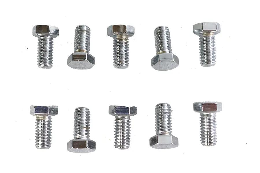 Colony HHC-618 Chrome Hex Cap Bolt 3/8 inch x 3/4 inch Coarse Thread by Colony