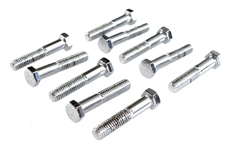 Colony HHC-623 Hex Cap Bolt 3/8 inch-16 x 2 inch Chrome Finish Coarse Thread by Colony
