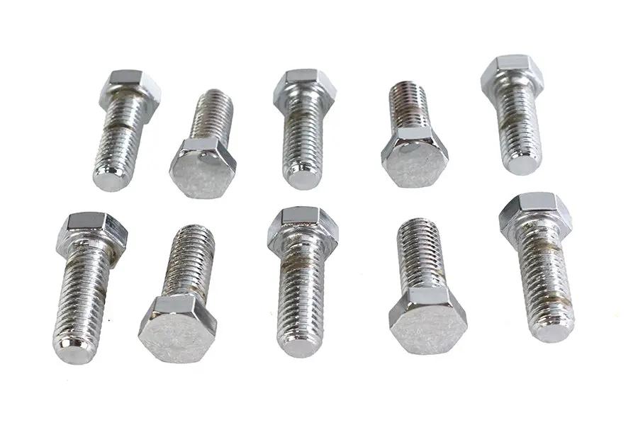 Colony HHC-625 Hex Cap Bolt 7/16 inch-14 x 1-1/4 inch with Chrome Finish by Colony