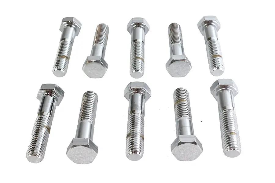 Gardner-Westcott Hex Cap Bolt 1/2 inch-13 x 2-1/4 inch Chrome Finish, Coarse Thread - Pack of 1 by Gardner-Westcott