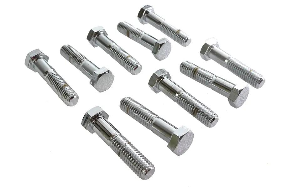 Gardner-Westcott Hex Cap Bolt 1/2 inch-13 x 2-1/4 inch Chrome Finish, Coarse Thread - Pack of 1 by Gardner-Westcott