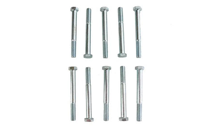 Gardner-Westcott Hex Cap Bolt Zinc Finish 3/8 inch x 3-1/2 inch, Coarse Thread, Pack of 10 by Gardner-Westcott