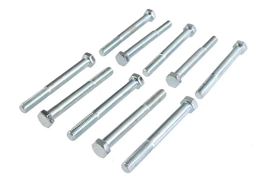 Gardner-Westcott Hex Cap Bolt Zinc Finish 3/8 inch x 3-1/2 inch, Coarse Thread, Pack of 10 by Gardner-Westcott