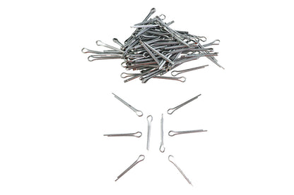 V-Twin Zinc Plated Cotter Pins 1/16 inch x 5/8 inch, Pack of 100