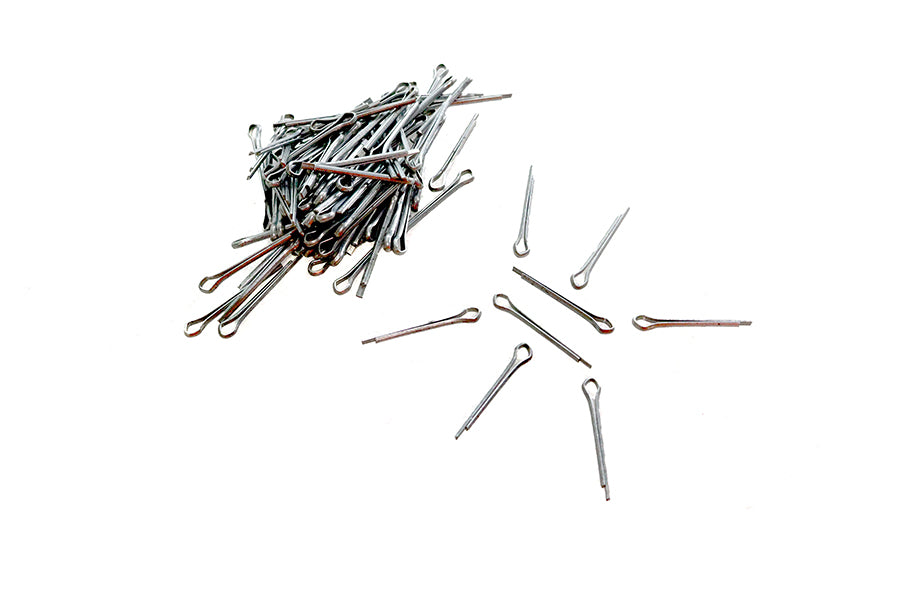 V-Twin Zinc Plated Cotter Pins 1/16 inch x 5/8 inch, Pack of 100
