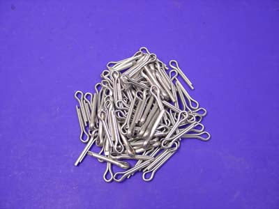 V-Twin Cotter Pins 3/16 inch x 1 inch Zinc Plated, 100 Pack