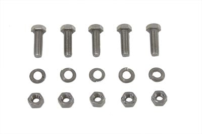 V-Twin Stainless Steel Muffler Clamp Bolt Set for Exhaust End P Clamps