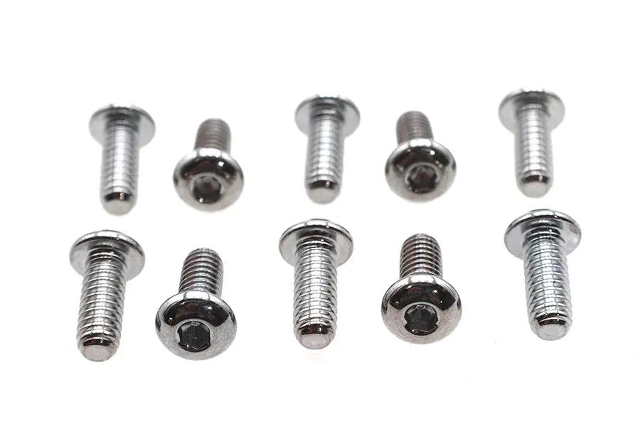 Colony BHC-829 Allen Button Head Bolt Chrome 1/4 inch x 5/8 inch for Harley Davidson FL Models by Colony