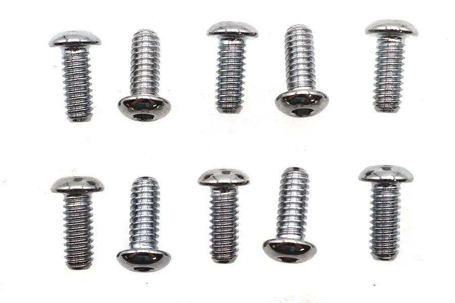 Colony BHC-829 Allen Button Head Bolt Chrome 1/4 inch x 5/8 inch for Harley Davidson FL Models by Colony