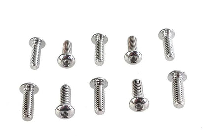 Colony BHC-830 Allen Button Head Screws, Chrome Finish, 1/4 inch x 3/4 inch by Colony