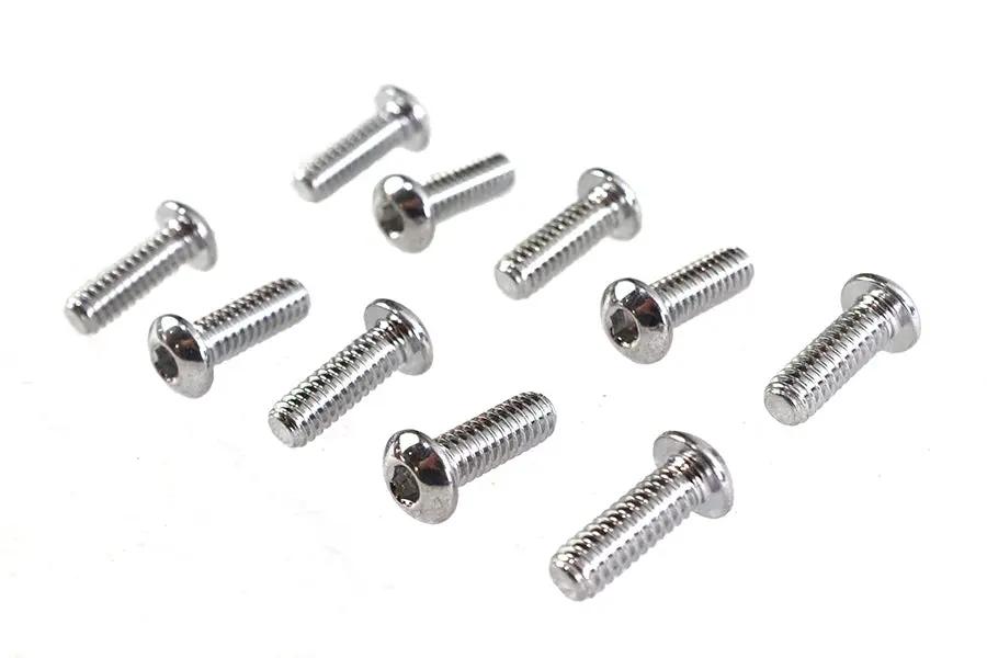 Colony BHC-830 Allen Button Head Screws, Chrome Finish, 1/4 inch x 3/4 inch by Colony