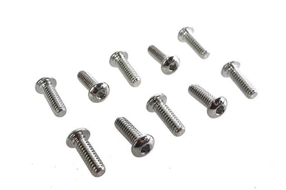 Colony BHC-830 Allen Button Head Screws, Chrome Finish, 1/4 inch x 3/4 inch by Colony