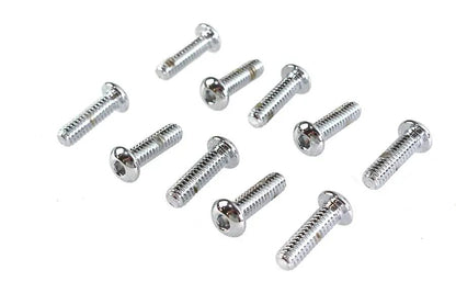 Colony BHC-831 Allen Button Head Screws, 1/4 inch x 7/8 inch, Chrome Finish, Coarse Threads by Colony