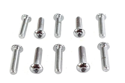 Gardner-Westcott Allen Button Head Screws Chrome 1/4 inch x 1 inch, Coarse Thread, Pack of 50 by Gardner-Westcott