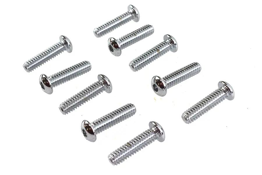 Gardner-Westcott Allen Button Head Screws Chrome 1/4 inch x 1 inch, Coarse Thread, Pack of 50 by Gardner-Westcott