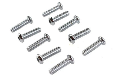Gardner-Westcott Allen Button Head Screws Chrome 1/4 inch x 1 inch, Coarse Thread, Pack of 50 by Gardner-Westcott