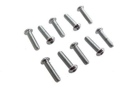 Gardner-Westcott Allen Button Head Screws Chrome 1/4 inch x 1 inch, Coarse Thread, Pack of 50 by Gardner-Westcott