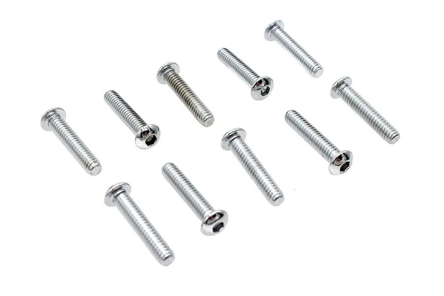Colony BHC-834 Allen Button Head Screws, Chrome Finish, 1/4 inch x 1-1/4 inch by Colony