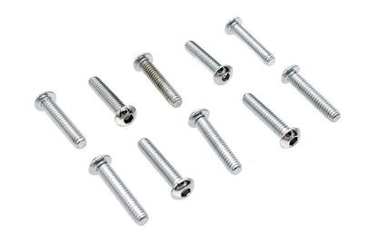 Colony BHC-834 Allen Button Head Screws, Chrome Finish, 1/4 inch x 1-1/4 inch by Colony