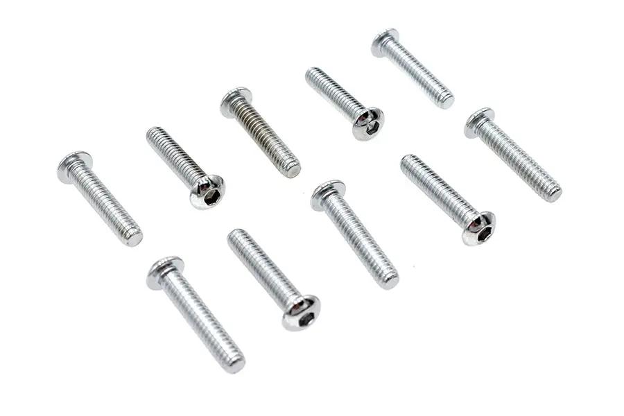 Colony BHC-835 Allen Button Head Screws, Chrome Finish, 1/4 inch x 1-1/2 inch by Colony