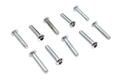 Colony BHC-835 Allen Button Head Screws, Chrome Finish, 1/4 inch x 1-1/2 inch by Colony