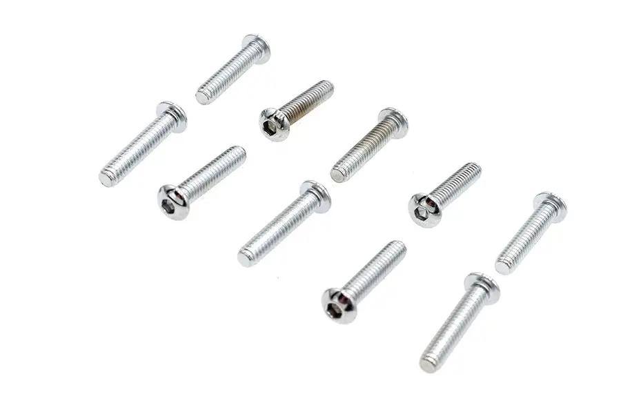 Colony BHC-835 Allen Button Head Screws, Chrome Finish, 1/4 inch x 1-1/2 inch by Colony