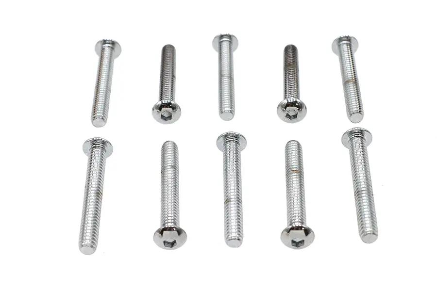 Gardner-Westcott Allen Button Head Screws, Chrome Finish, 1/4 inch x 1-3/4 inch, Part #13222 by Gardner-Westcott