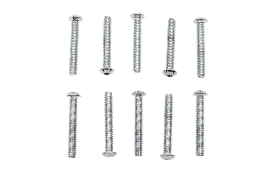 Gardner-Westcott Allen Button Head Screws, Chrome Finish, 1/4 inch x 1-3/4 inch, Part #13222 by Gardner-Westcott